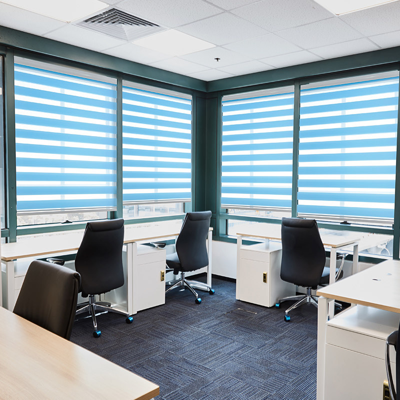 卷帘窗帘遮光手拉式升降免打孔安装卫生间办公室定制百叶遮阳拉帘