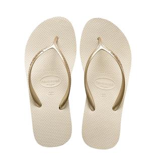 chanel米色cfmini 哈瓦那 Havaianas 防滑 米色簡約女士人字拖 chanel米色cf