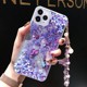适用于苹果12手机壳iPhone11创意流沙12pro防摔11proMAX奢华11Pro女潮牌