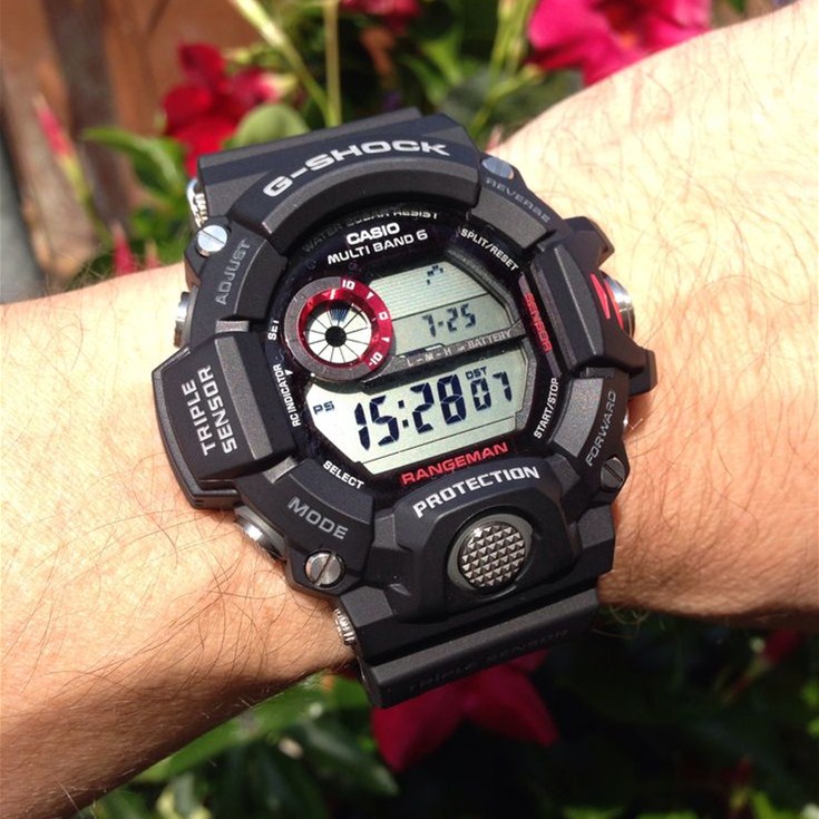 美国代购casio卡西欧gshock猫人9400电波太阳能户外防水男士手表