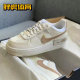 Nike Air Force 1 AF1 马卡龙 奶油色低帮空军一号板鞋CI0919-116