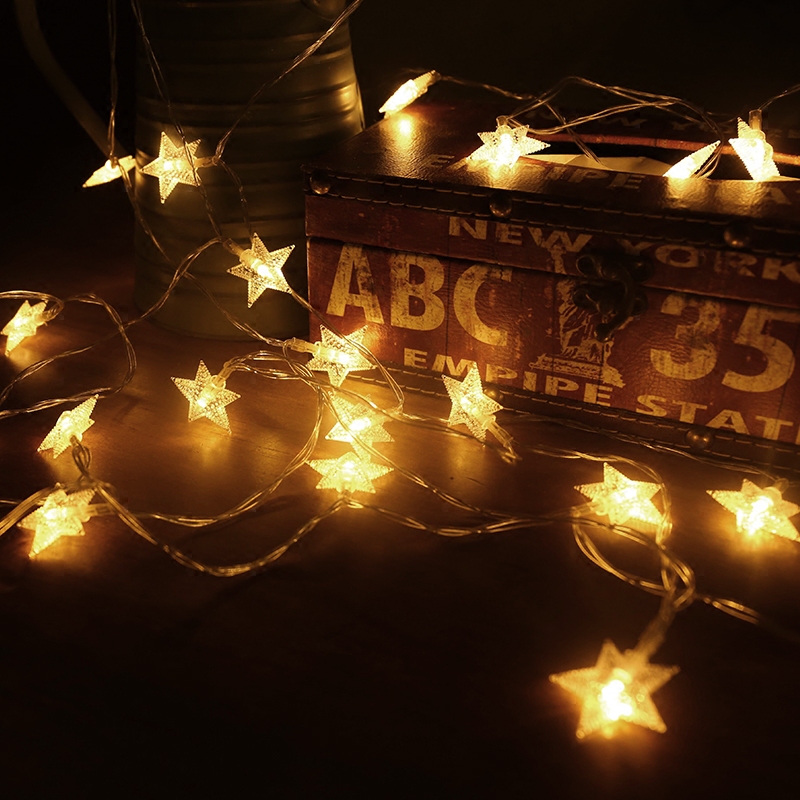 网红拍照星星灯卧室房间装饰