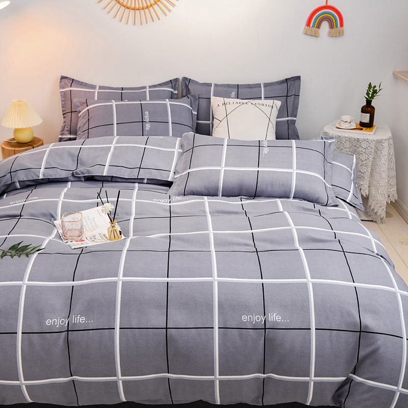 Four piece suit Brushed dormitory Quilt cover Three Floret ab winter Quilt cover sheet The bed Supplies Two-sidedin the Women's clothing/Boutique , Jeans category - from Buy2taobao.com to provide professional Taobao agent buy service