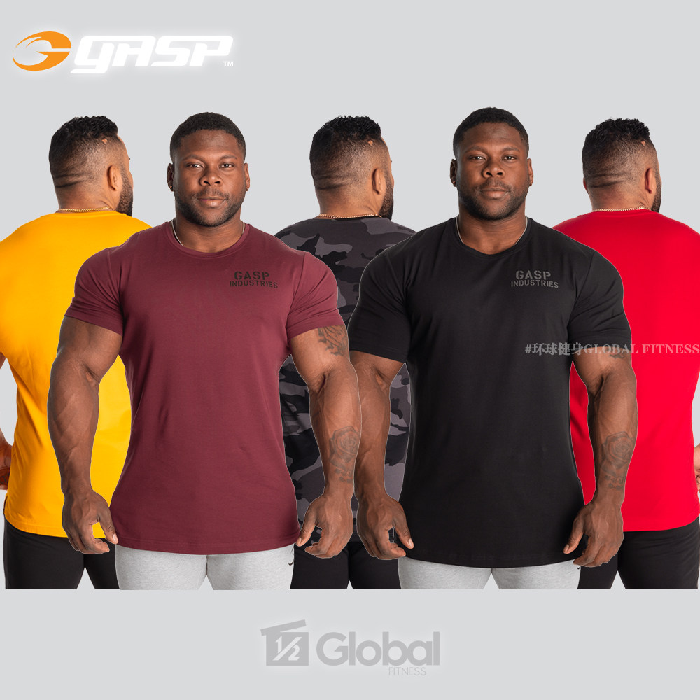 衣服男大码短袖潮流胖子t恤盖世璞gasp运动宽松已售7￥45折后价￥90