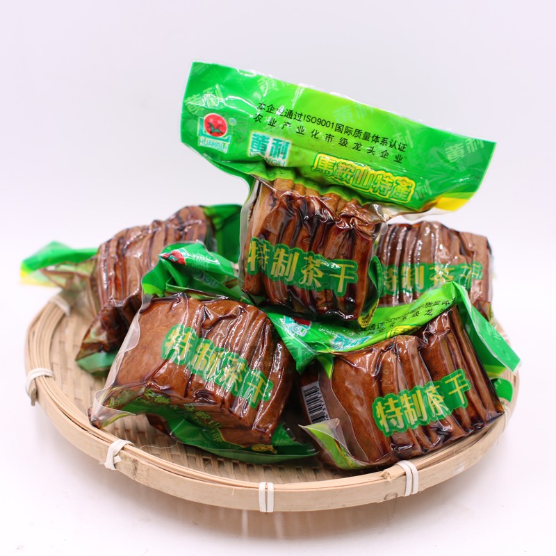 安徽黄池峰味园黄利145克*15袋茶干五香豆腐干制品马鞍山特产包邮