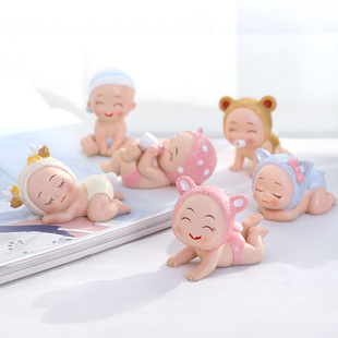 zakka创意可爱梦游宝宝家居摆设