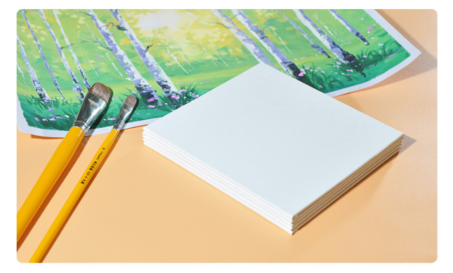 帆布布面油画板亚麻手绘diy丙烯画布板画框油画纸板画板初颜料板