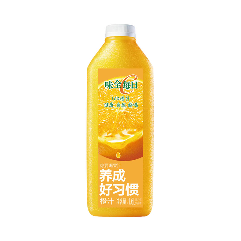 味全每日c鲜橙汁 1.6l/瓶