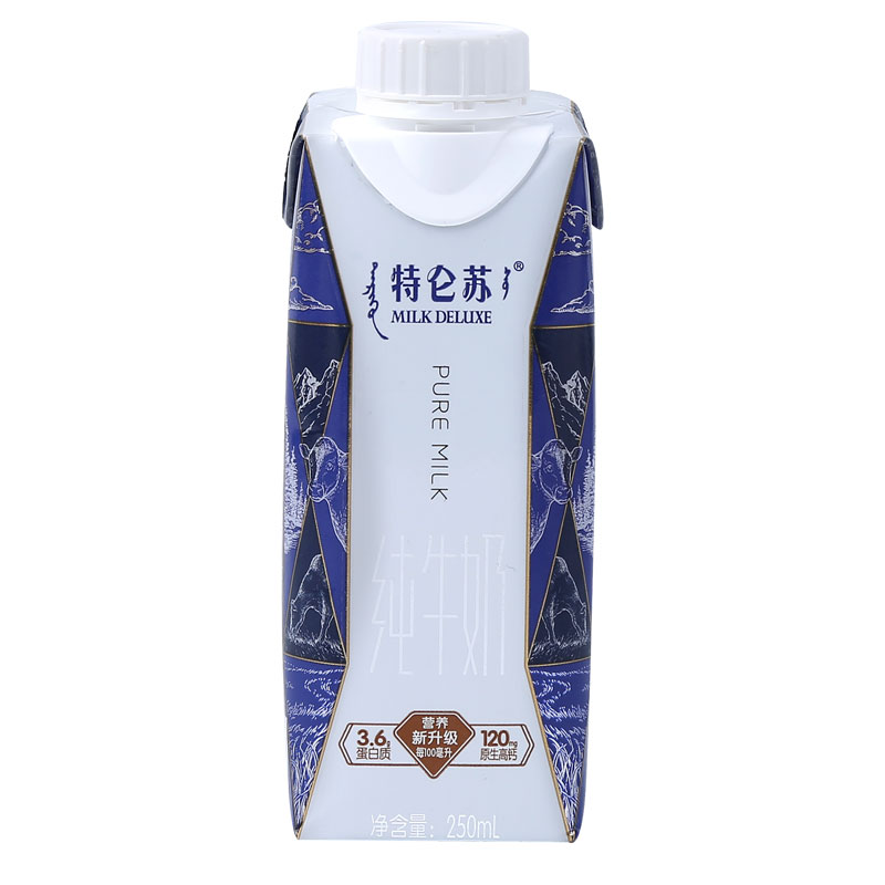 蒙牛特仑苏纯牛奶利乐梦幻盖250ml/盒