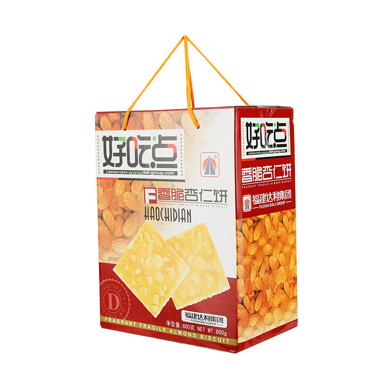 好吃点香脆杏仁饼800g/盒 新老包装随机发货