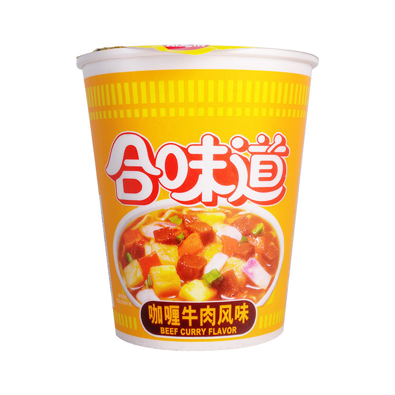 合味道咖喱牛肉风味杯面80克/杯