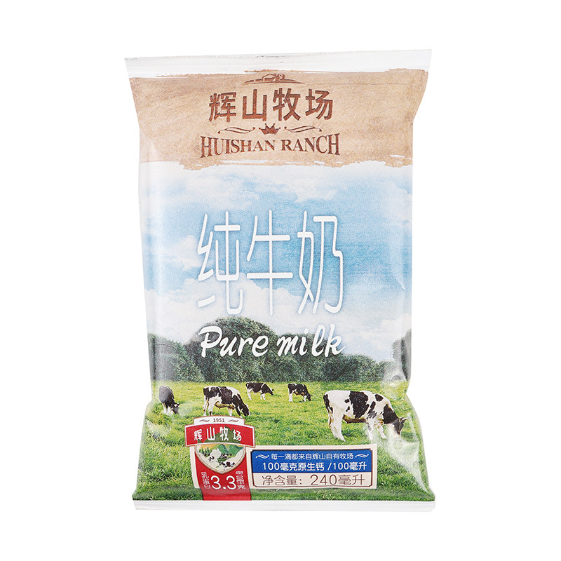辉山牧场纯牛奶240ml/袋
