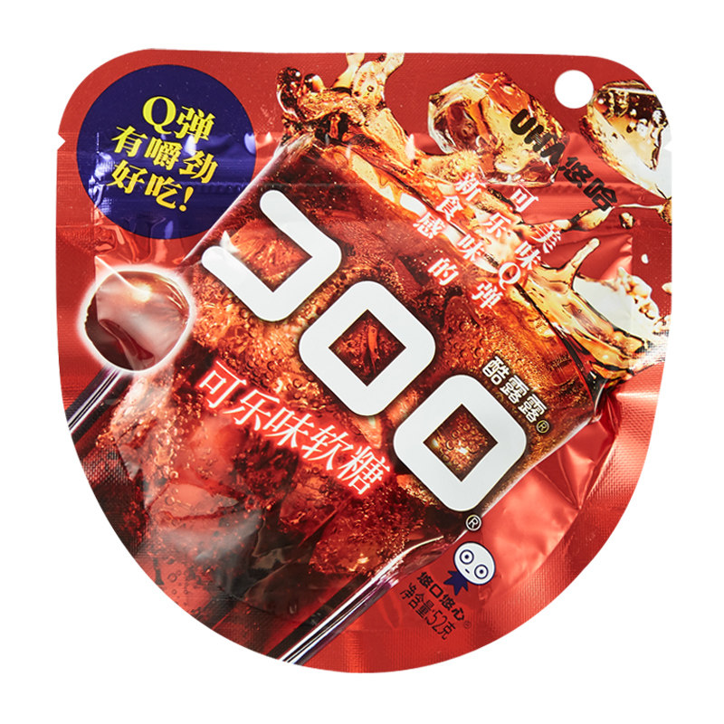 悠哈可乐味软糖52克/袋