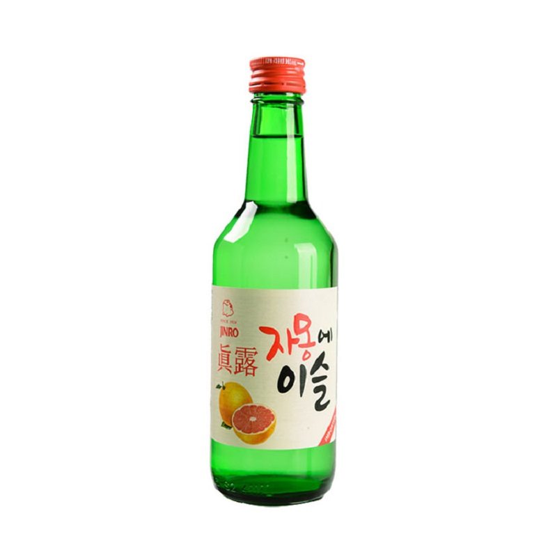韩国进口 西柚真露烧酒360ml/瓶