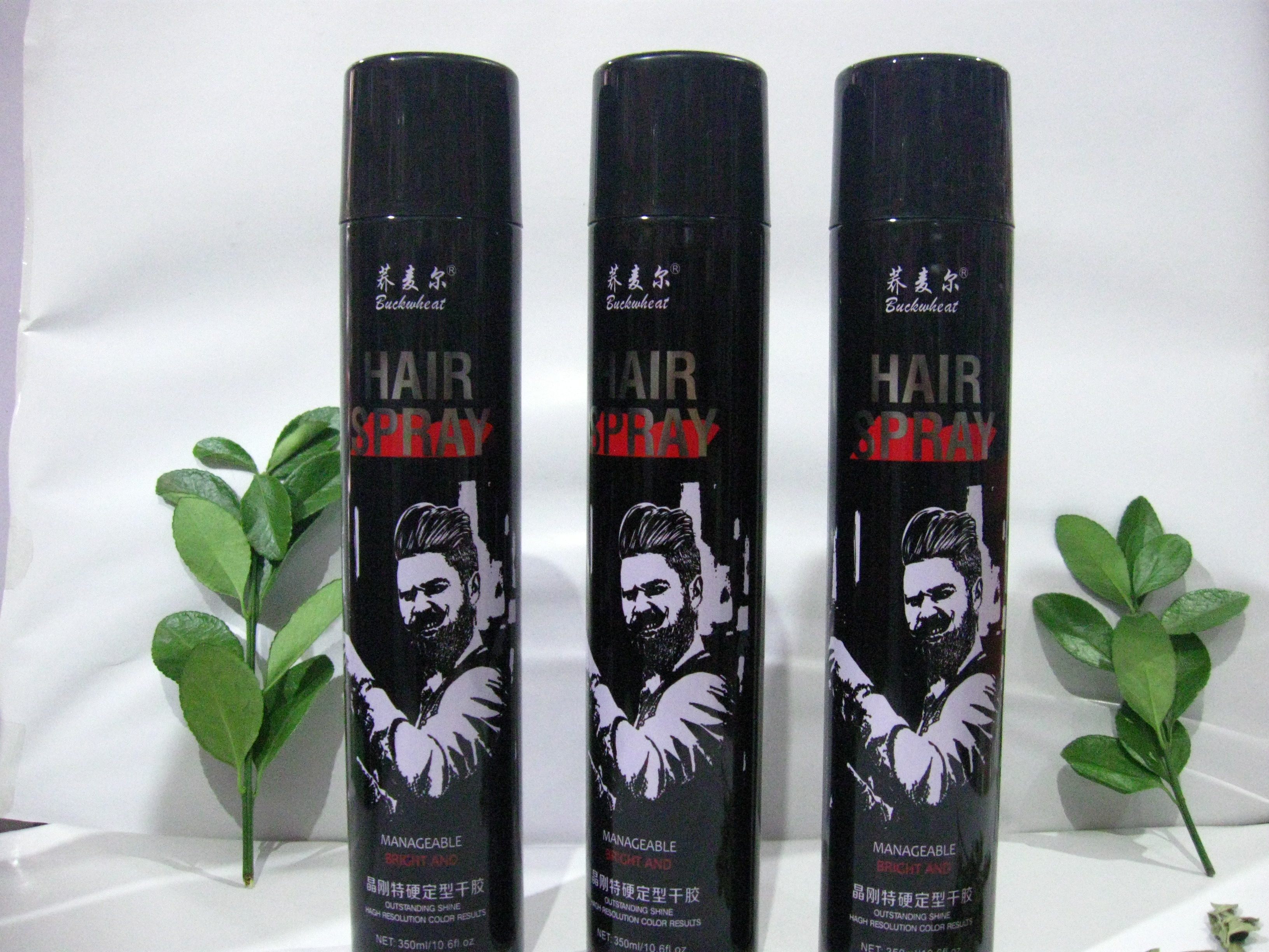 荞麦尔晶刚特硬发胶持久快速定型蓬松男女士干胶头发造型喷雾清香