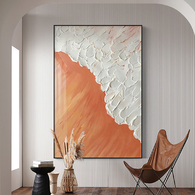 客厅抽象橙色装饰画现代简约轻奢艺术玄关挂画沙发背景墙画落地画