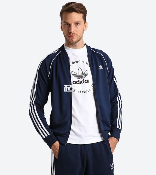 起点线体育 专注正品的优惠券大全—adidas 三叶草 男款三条杠外套