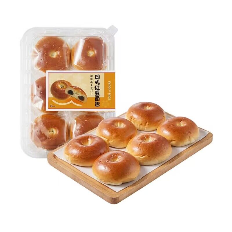 山姆会员店 多乐之日 日式红豆面包540克(90克x6)超市代购