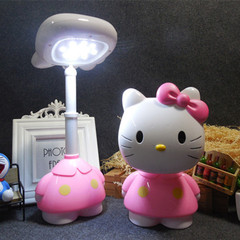 KT猫小台灯卧室床头灯LED护眼学习卡通小台灯可充电KT猫喂奶灯