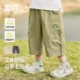 男童纯棉七分裤夏装2025新款童装宝宝夏季夏天中裤子儿童薄款短裤