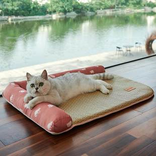 猫窝凉席夏季四季通用夏天凉窝网红猫床沙发狗窝猫咪垫子宠物用品