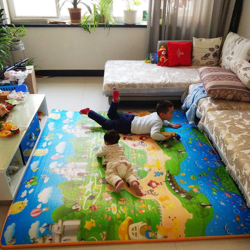 家用加厚宝宝爬行垫客厅铺垫bb卧室榻榻米儿童地板垫泡沫塑料地垫