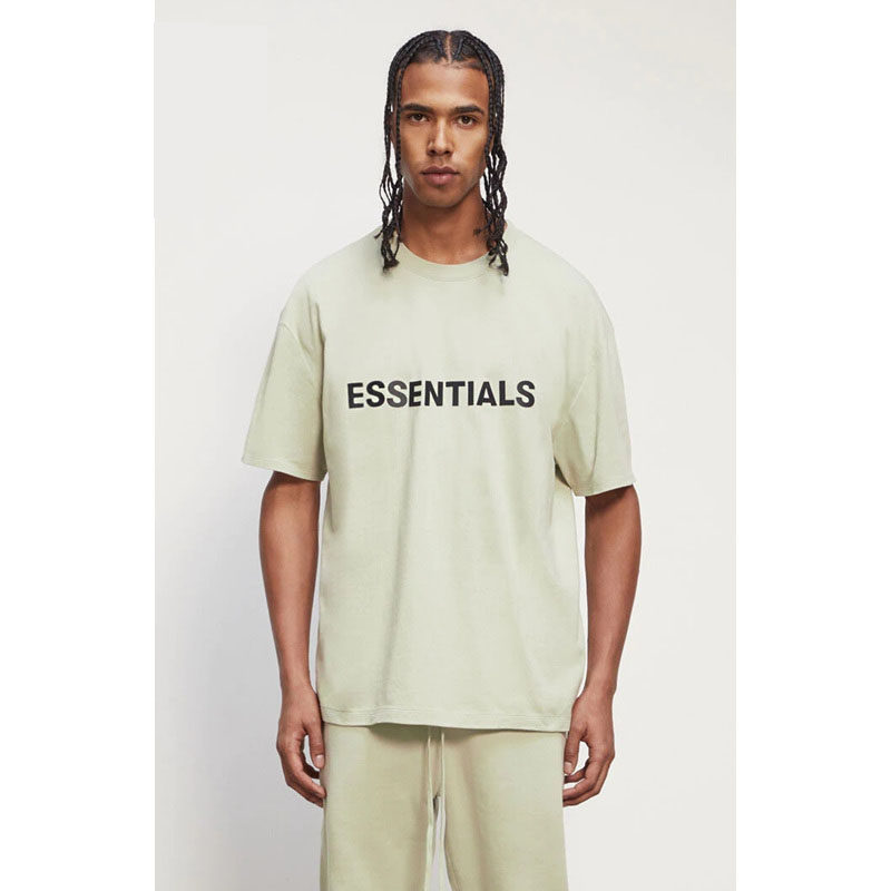 fogfearofgodessentials复线胸前字母logo长袖t恤高街潮流