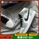 Air Jordan 1 AJ1 Mid烟灰白黑潮流中帮运动男篮球鞋 554724-092