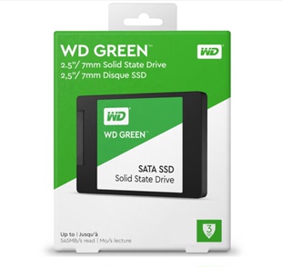 西数 绿盘120g 240g 480g SATA SSD 固态硬盘2.5寸 台式/笔记本