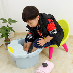 儿童可爱卡通洗脚桶小号宝宝泡脚桶按摩足浴盆塑料带盖保温洗脚盆