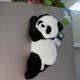 成都大熊猫公仔爬树玩偶冰箱贴pandaway吸铁石毛绒玩具基地纪念品