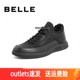 Belle/百丽厚底板鞋男士新品秋冬商场同款休闲加绒运动鞋7TC01DM2