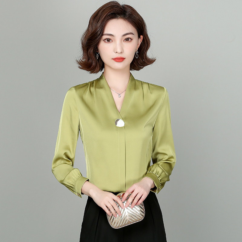 丝绸衬衫女长袖真丝-特价促销-优惠券领取-价格|多少钱|什么牌子好-35