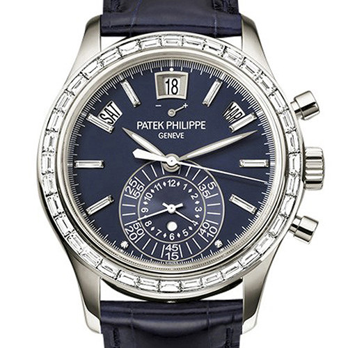 [即拍即得][9.5新] 百达翡丽 pt950万年历自动机械男表 高端好货