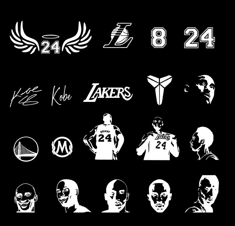 工具diy球鞋遮蔽纸贴纸模板图案 改色定制手绘刮刮乐改装镂空科比