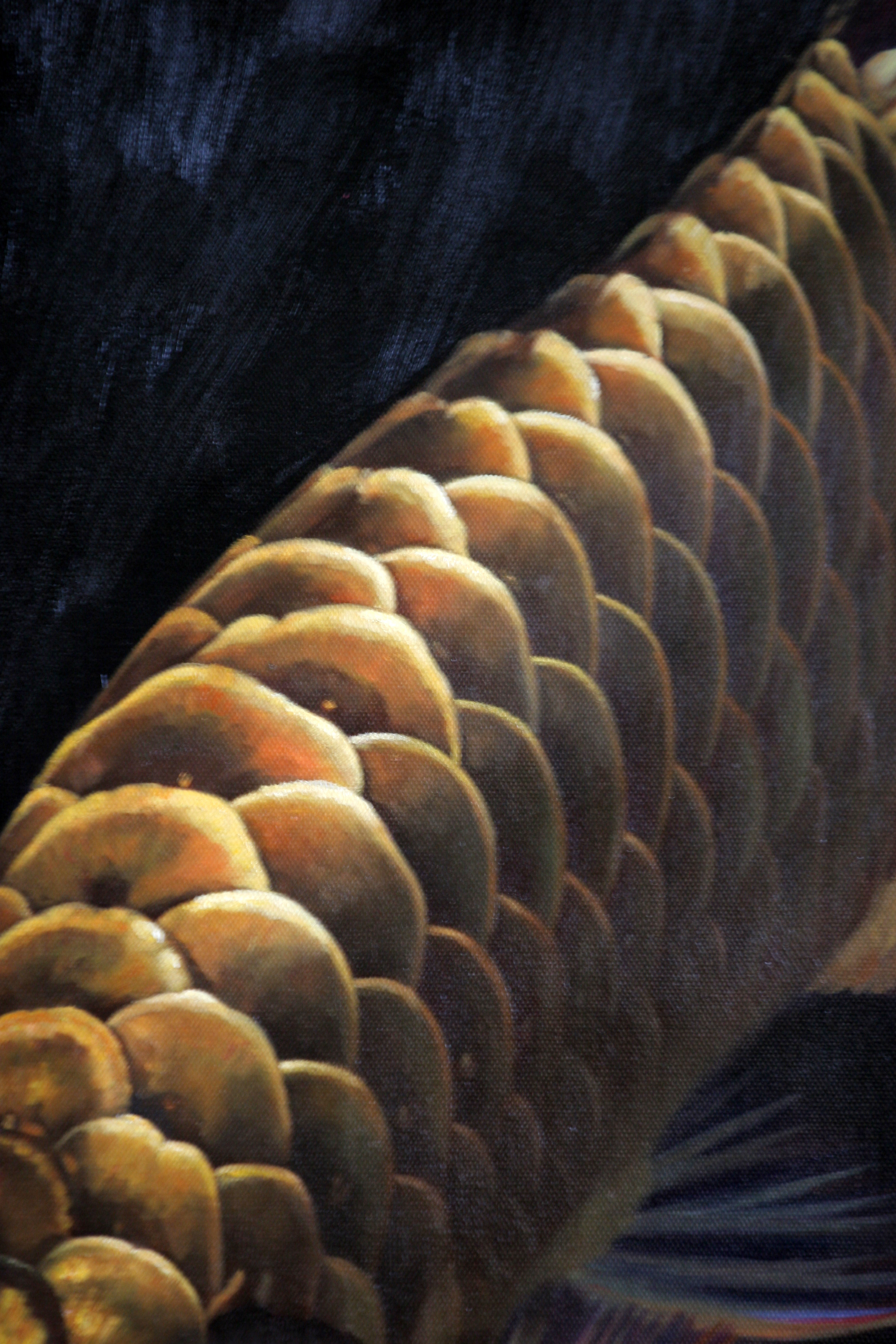 苏章峰《吉庆有余》写实油画