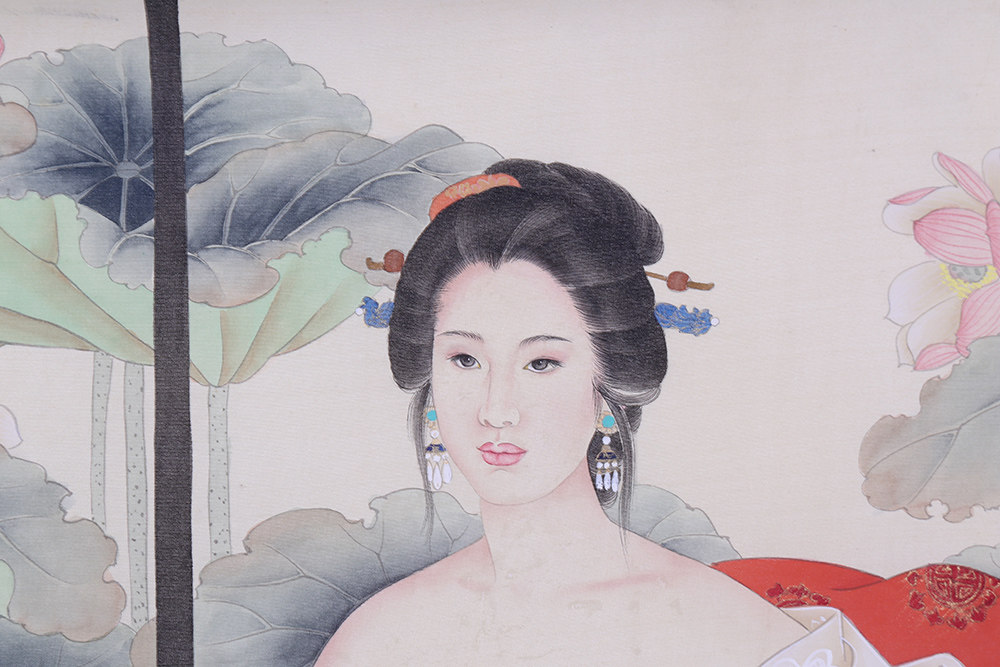 王美芳《沐浴图》