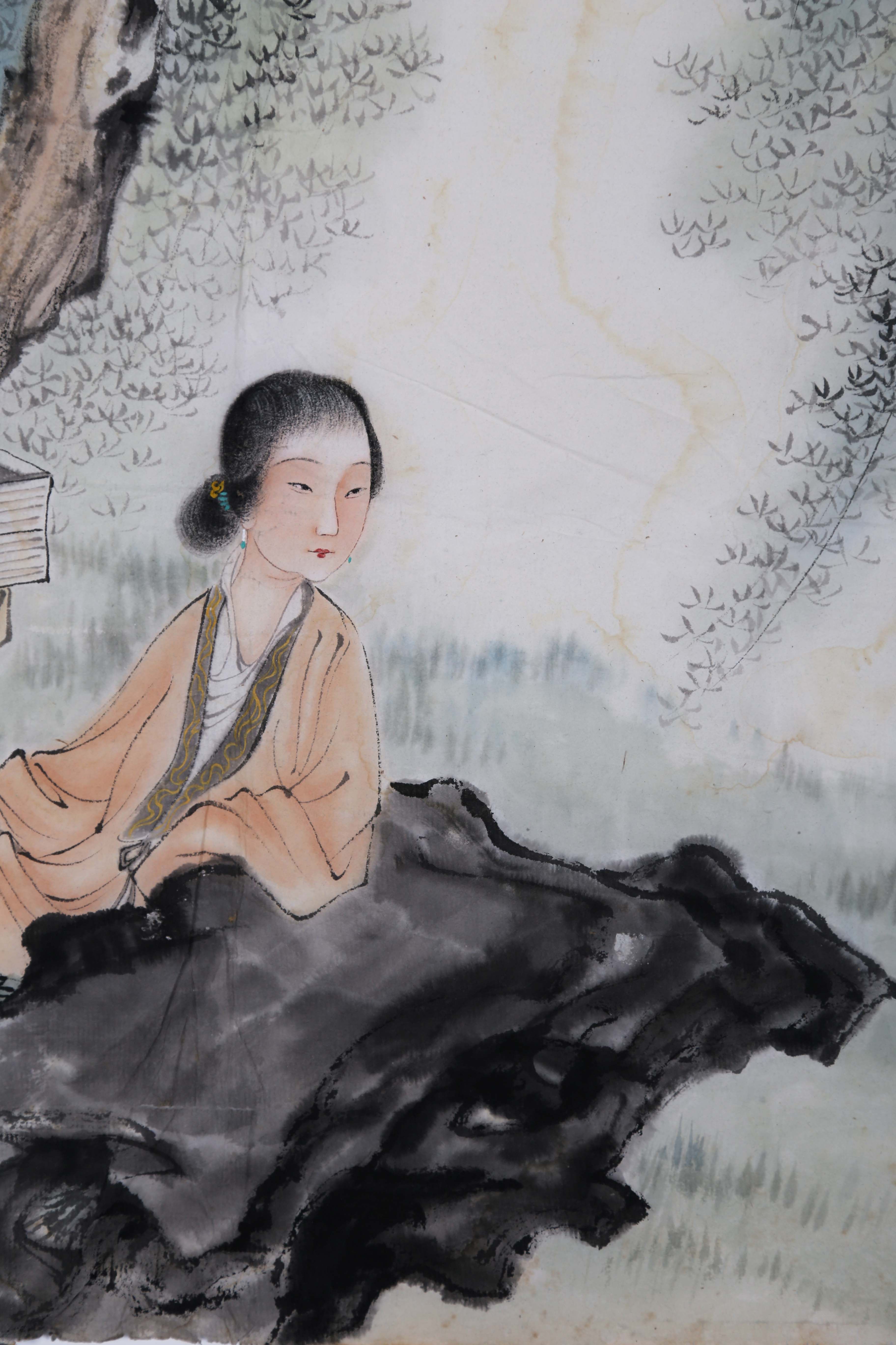 刘凌沧《仕女》