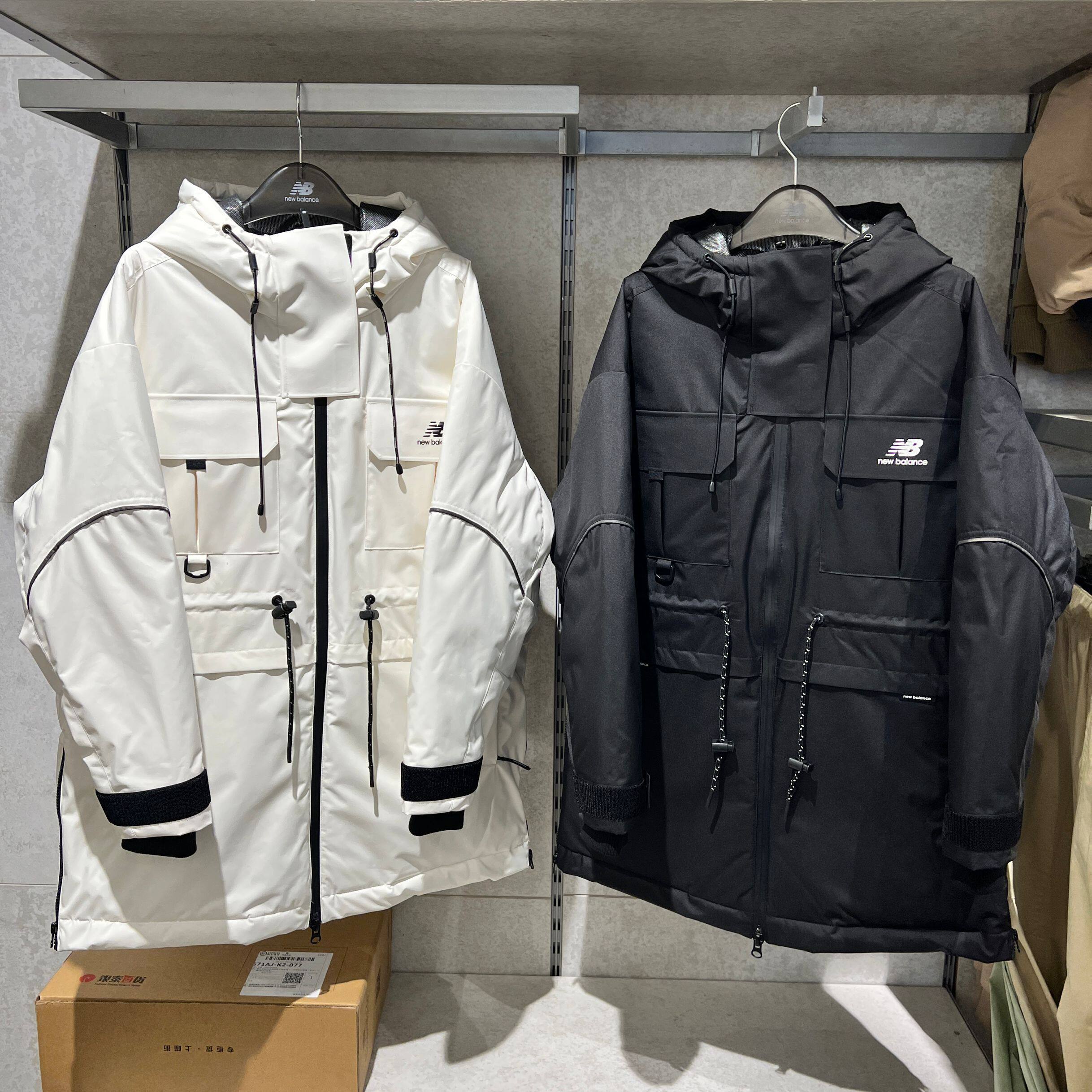 newbalancenb21冬季中长款女子休闲运动羽绒服加厚外套awj14367