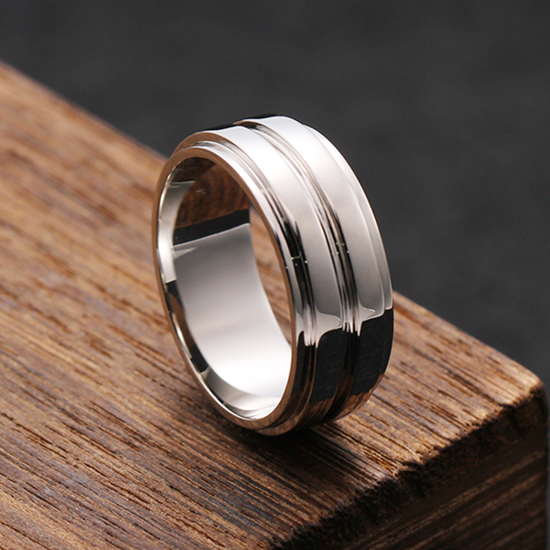 staryee珠宝直销店的优惠券大全—pt950铂金男款戒指18k白金玫瑰金