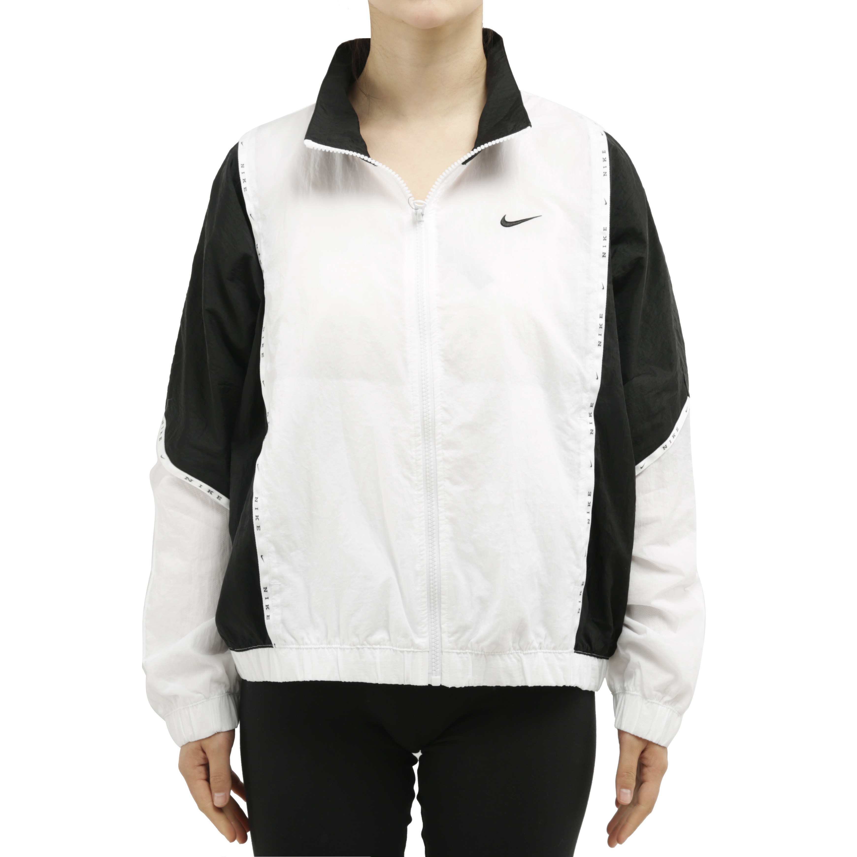 nike耐克正品2021新款sportswear女子梭织拼色休闲外套cj3686