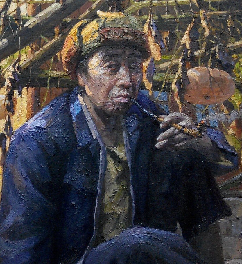 金国耀 《阳光下》 实力派原创画家