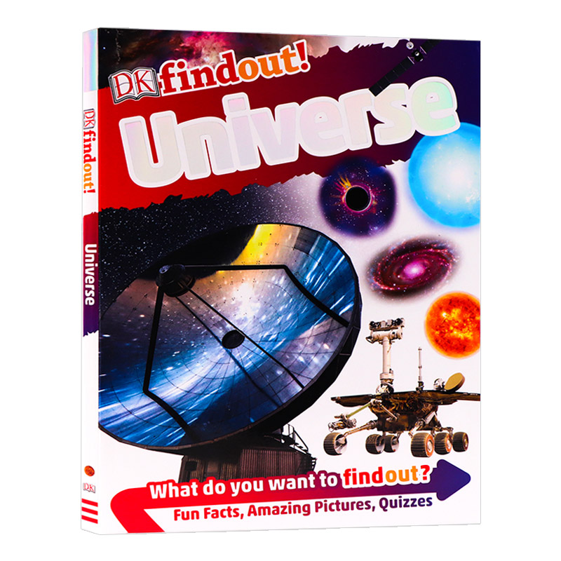 DK findout Universe DK小发现 宇宙 软精装 世界宇宙行星 英文原版儿童太空科普百科 进口英语读物书籍