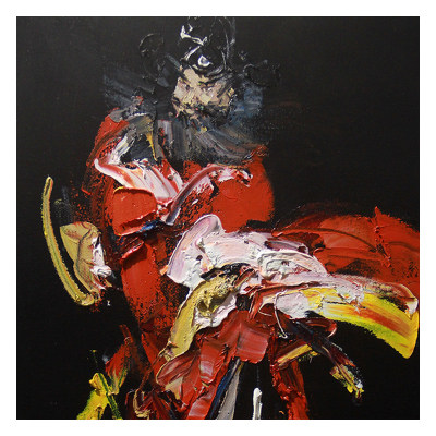 油画收藏捡漏专场 【学院艺术】吉林艺院 王新宇《京剧人物之钟馗》