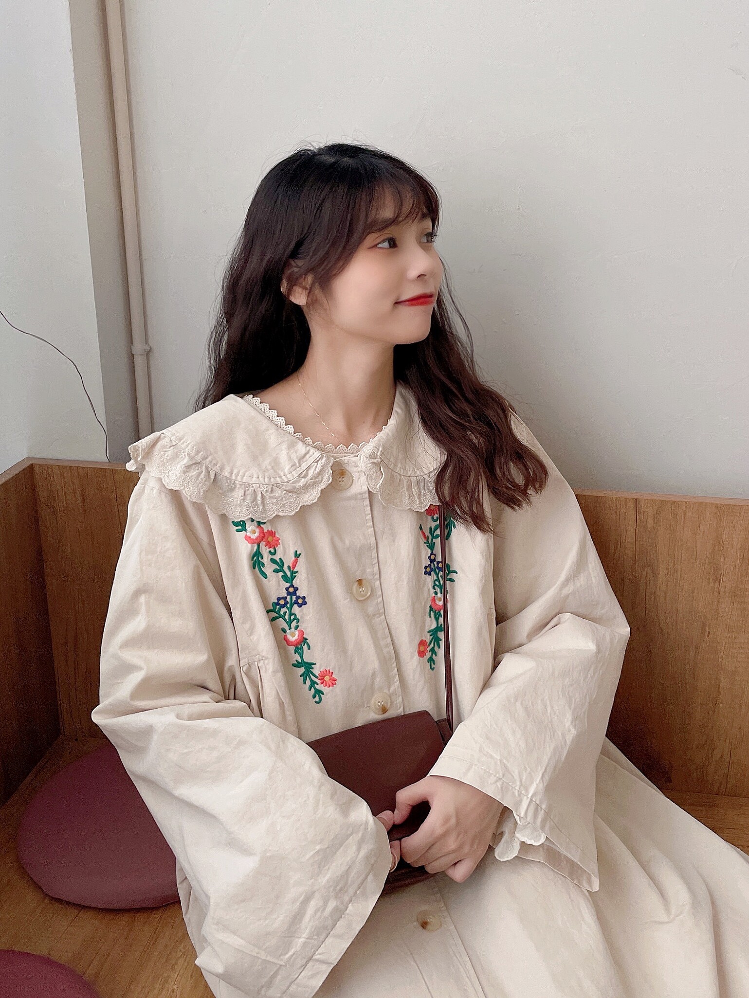 森女系外套女冬