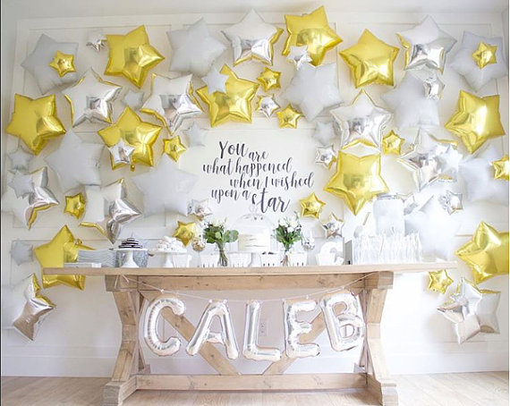 热销10寸/18寸/24寸 星星汽球 生日派对甜品台 婚礼装饰Balloons|msdalam kategori bekalan perayaan/hadiah, belon/Terapung bola udara, belon - dari Buy2taobao.com untuk memberikan perkhidmatan ejen Taobao profesional membeli