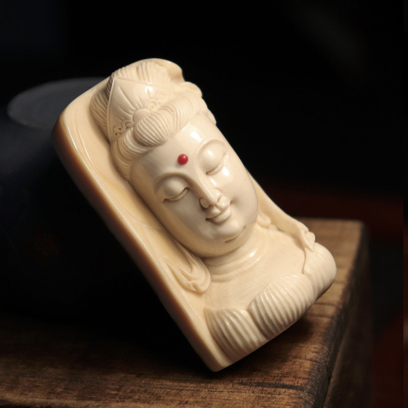 珍品《自在观音护佑牌挂坠》镇宅平安 x210