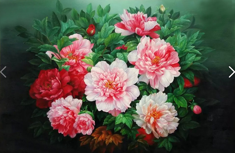 魏玮《花团锦簇》