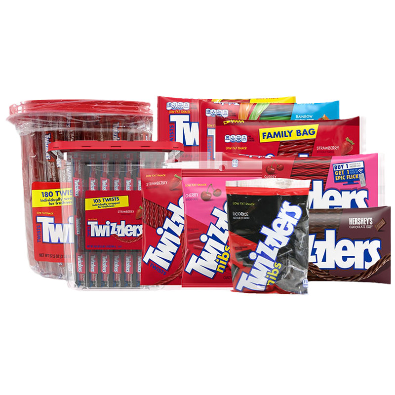 甘草糖 扭扭糖_美国多滋乐甘草吸管彩虹空心草莓樱桃酸甜味扭扭糖美剧