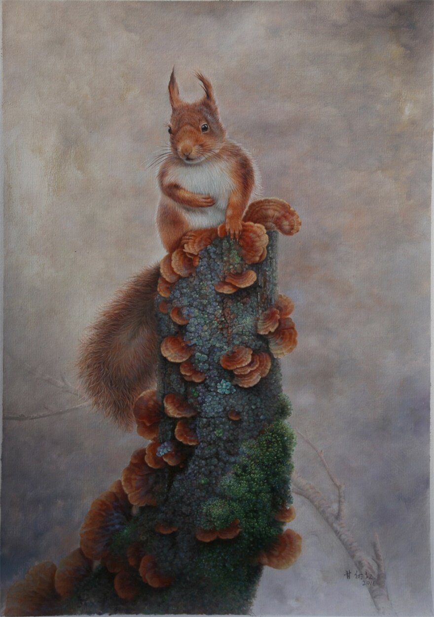 甘佑红《松鼠》